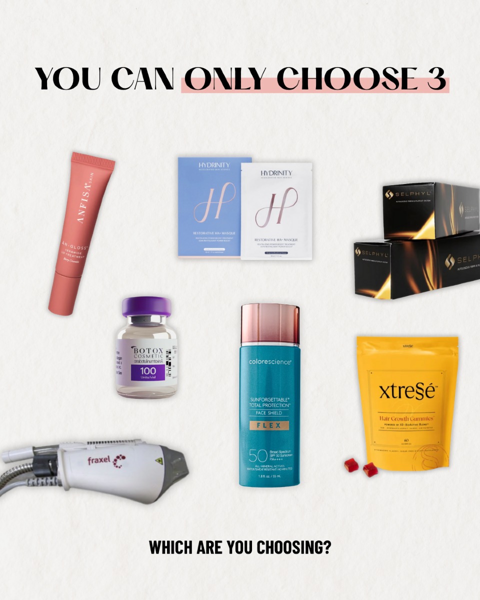 If you could only pick three from our lineup… what’s making the cut? ✨

Choose from our best glow-boosters, age-defiers, wrinkle smoothers, and a few of our cult-favorite products.

Drop your top 3 in the comments, let’s see which ones get the most votes 🤭

#acordrva #richmondva #rvaaestheticcenter #rvainjector #medicalgradeskincare
