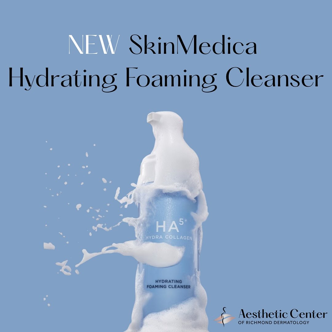 🚨 BIG NEWS, Richmond! 🚨
We’re the FIRST to carry the brand-new HA⁵® Foaming Cleanser 💧

✔️ Gentle, hydrating, & soothing
✔️ Perfect for ALL skin types
✔️ Pairs perfectly with your fave HA⁵ (Hydracollagen)

Available NOW at ACORD + our online DermStore 🛒
💎 Don’t forget to use your ALLE points!

✨ Shop now via link in bio! #richmond #richmondskincare #firstinrichmond #skinmedica #hydraboost #skincare