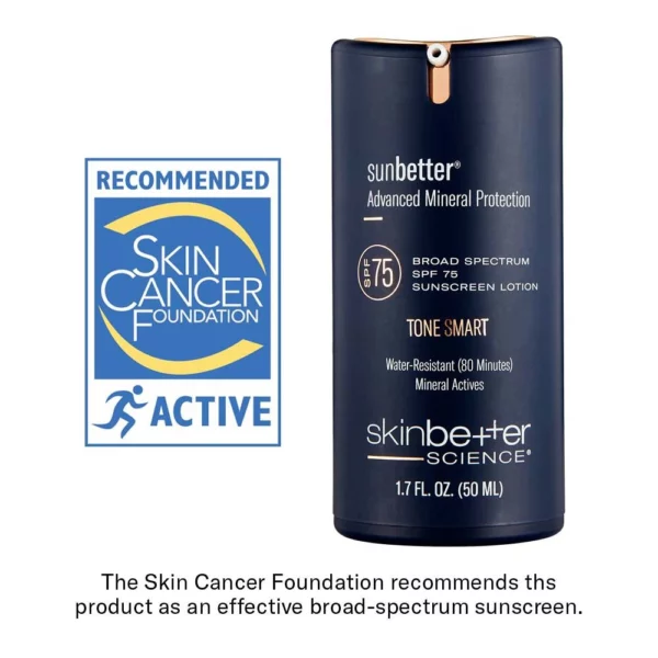 skinbetter science sunbetter TONE SMART SPF 75 Sunscreen Lotion 50 ml - Image 3