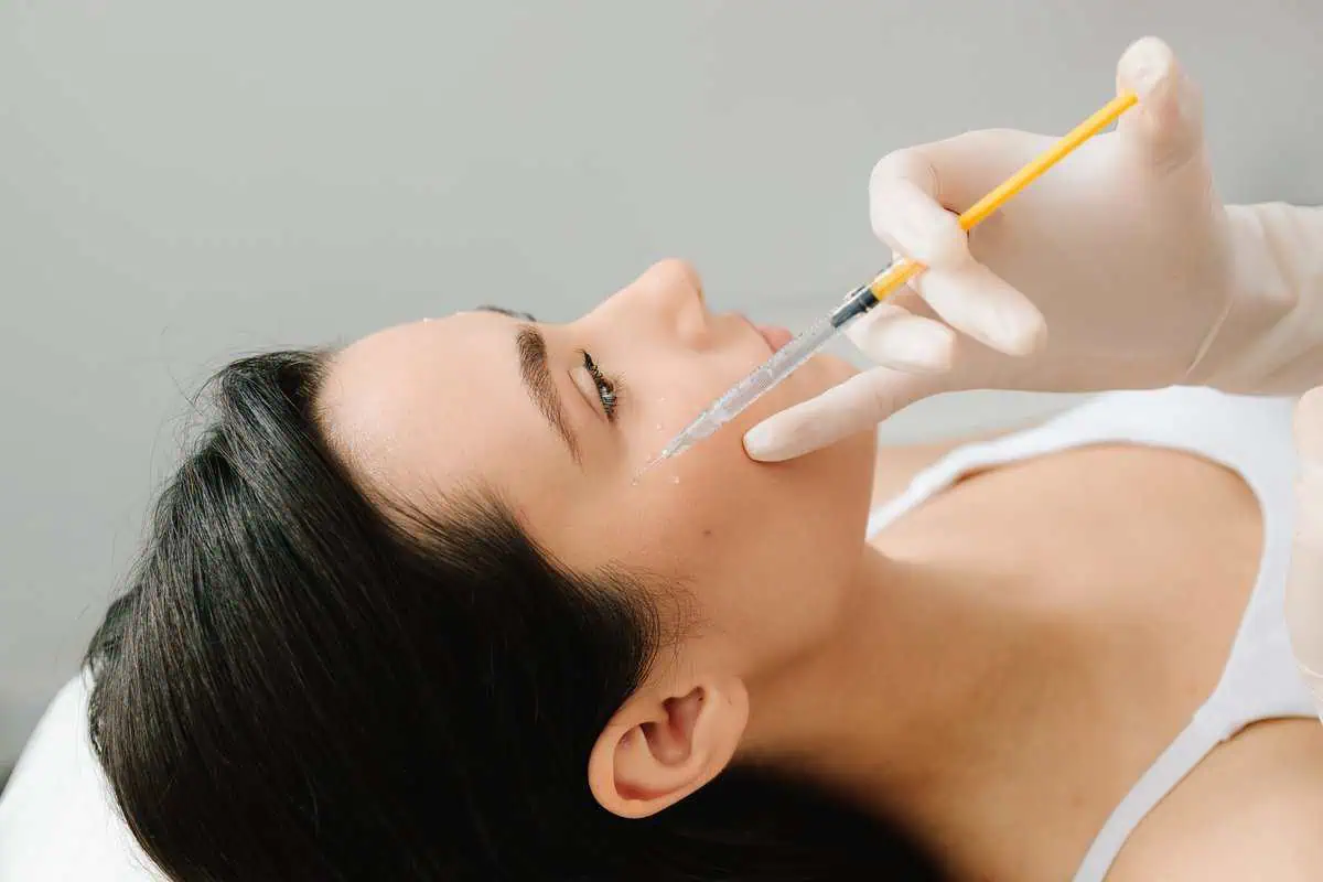 A woman is receiving best Dermal Fillers Treatments in Glen Allen, VA