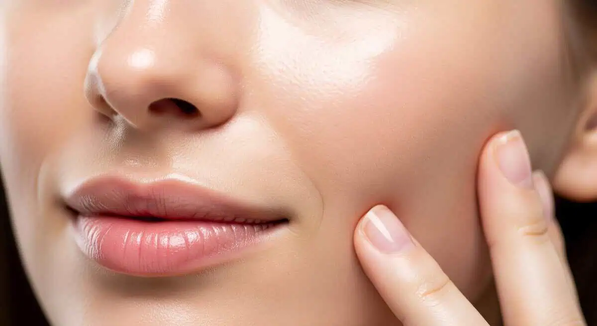 Woman is receiving cosmetic injectable treatments in Richmond, VA at Aesthetic Center of Richmond Dermatology