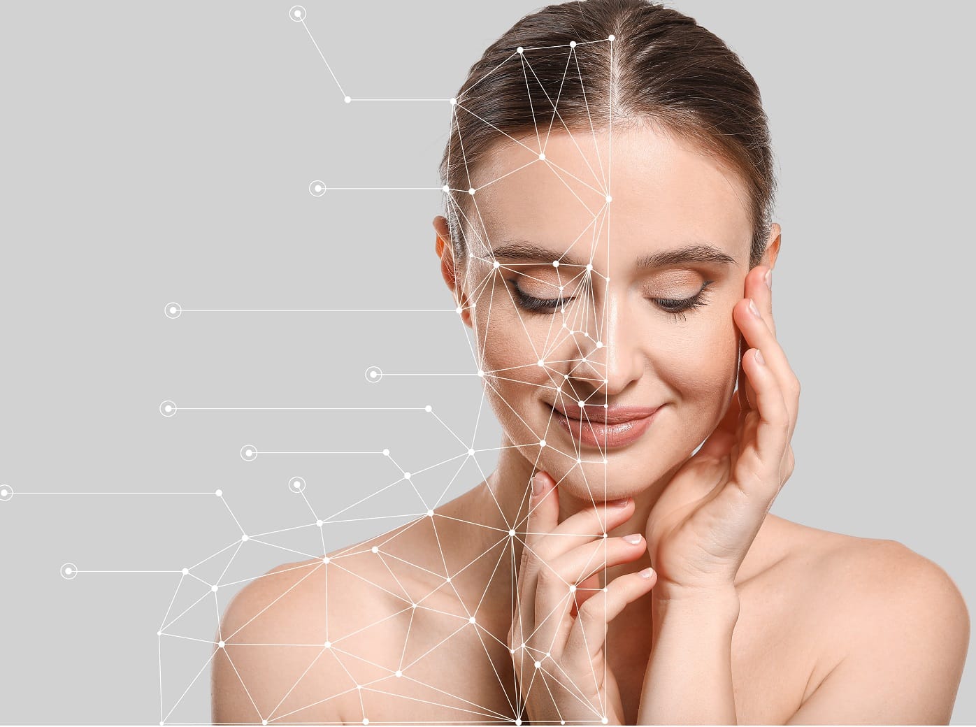 Beautiful young woman on light background | Aesthetic Center of Richmond Dermatology in Glen Allen, VA